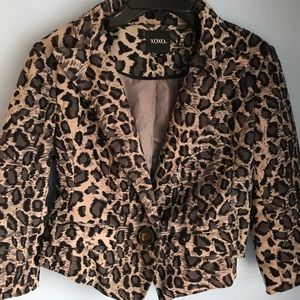 Women’s Cheetah Print Blazer
